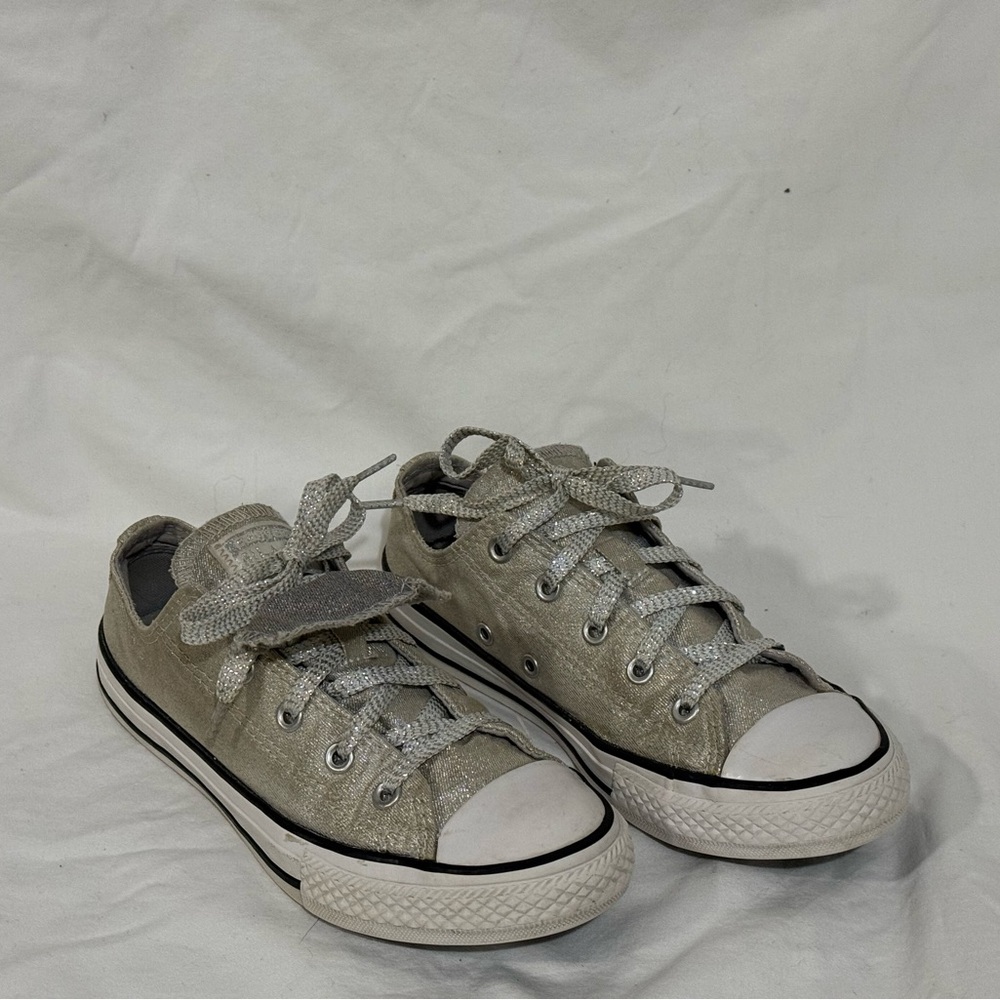 Converse Kids Sneakers in silver and White